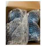 Leitee 16 Pcs 3.15 Inch Christmas Ball Ornaments Large Glitter Christmas Balls Decorations Shatterproof Xmas Tree Ornaments with Hanging Loop for Holiday Festival Party Wreath Home Decor(Navy Blue)