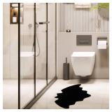 Bat Bath Mat Bathroom Rug for Spooky Decor,Gothic Witchy Mat for Bathroom,Horror Halloween Black Bats Mat for Kitchen, Single Mat