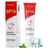 2 Pack! SP10 Probiotic Toothpaste, Deep Cleaning Care Fresh Breath Ultra Whitening SP10 Toothpaste.(1Pcs)