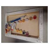 ZENDIYO Christmas Cardinal Paint by Numbers Kits for Adults Beginner on Canvas with Wooden Framed, Easy Adult Paint by Number Kits, DIY Acrylic Color Painting by Number for Home Decor Gift 8x12 Inch