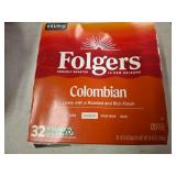 Folgers Colombian Coffee, Medium Roast, Keurig K-Cup Pods, 32 Count Box