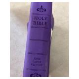 Holy Bible: Wide-Margin Personal Notes Edition Lavender Plume