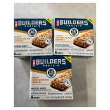 3 Boxes! CLIF BUILDERS Protein Bars Crispy Almond Salted Caramel, Reduced Sugar, Gluten Free, 6ct/each