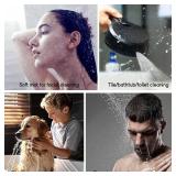 High Pressure Filtered Shower head with Handheld 7 Modes, 5 High Flow Hand Held Hydro Rain Showerhead with 60" Stainless Steel Hose and Adjustable Bracket, Premium Chrome