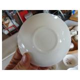 6 Saucers 14 cups or so