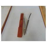 Carving Set in Wooden hanging Case
