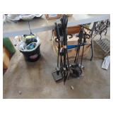 3 Sets of Fireplace Tools