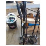 3 Sets of Fireplace Tools