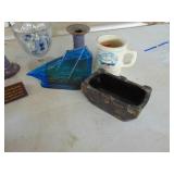 Selection of Decor - Blue Clay Stands