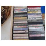 Large Box of Cassette Tapes - Country and Western - Soft Rock