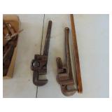 Pair of 18" pipe Wrenches