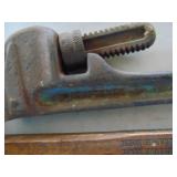 Pair of 18" pipe Wrenches
