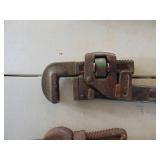Pair of 18" pipe Wrenches