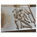 Selection of Vintage Tools - Rod Wrenches - Tractor Wrenches