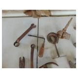 Selection of Vintage Tools - Rod Wrenches - Tractor Wrenches