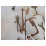 Selection of Vintage Tools - Rod Wrenches - Tractor Wrenches