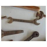 Selection of Vintage Tools - Rod Wrenches - Tractor Wrenches