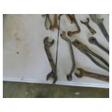 Selection of Vintage Tools - Rod Wrenches - Tractor Wrenches