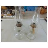 Pair of Oil Lamps