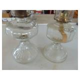 Pair of Oil Lamps