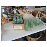 Selection of Vintage Soda Bottles