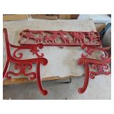 Cast Bench Ends - Centerpiece