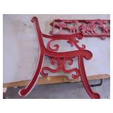 Cast Bench Ends - Centerpiece