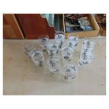 Selection of Frosted Glasses