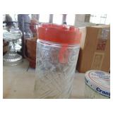 Tang Pitcher - Cranberry Jar