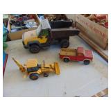 Selection of Metal Pressed Toys - Couple Tonka