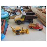 Selection of Metal Pressed Toys - Couple Tonka