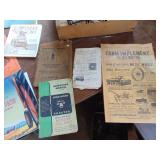 Selection of agricultural - implement and tractor Manuals