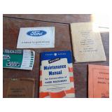 Selection of agricultural - implement and tractor Manuals