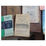 Selection of agricultural - implement and tractor Manuals