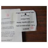 Tea Draining Tray - - See Pictures