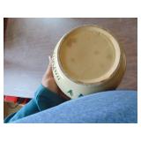 Chicken Themed - Grease/Cookie Jar - - see pictures for damage on lid