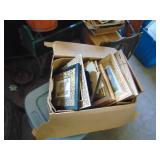 Tub and Box Full of Picture Frames