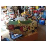 Wooden MIckey Mouse Rocker