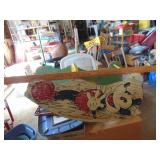 Wooden MIckey Mouse Rocker