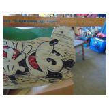 Wooden MIckey Mouse Rocker