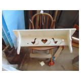 Goose Themed What not shelf