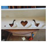 Goose Themed What not shelf