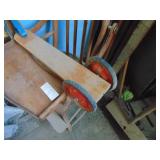 Wooden - Metal Wheeled Scooter