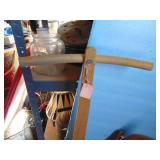 Wooden - Metal Wheeled Scooter