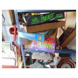 All Contents of Metal Shelf