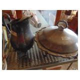 Pair of Silverplate Items