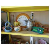 Contents of Shelf - Clock