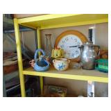 Contents of Shelf - Clock