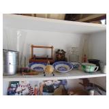 Contents of Shelf - Green Cup