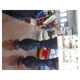 Pair of Wooden Carvings